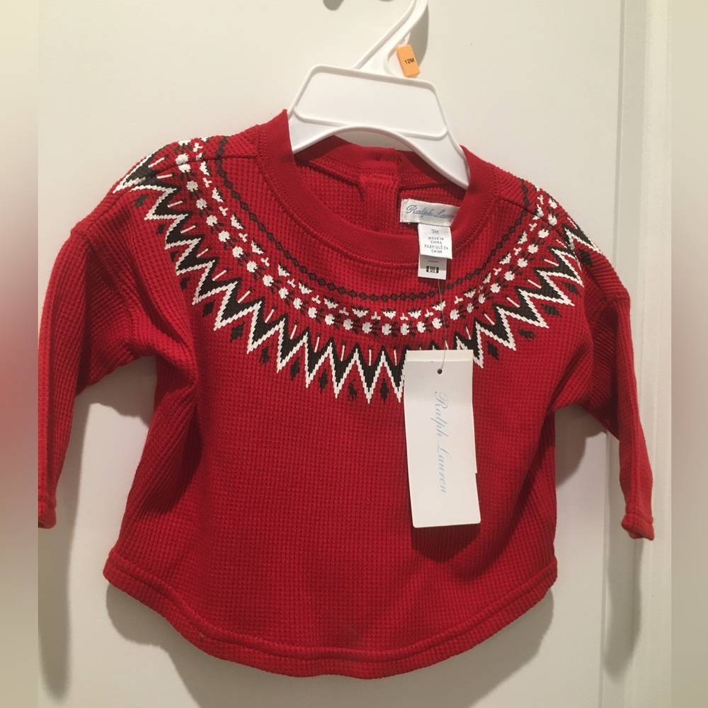 NWT Ralph Lauren Baby Girl Top | Size 3M